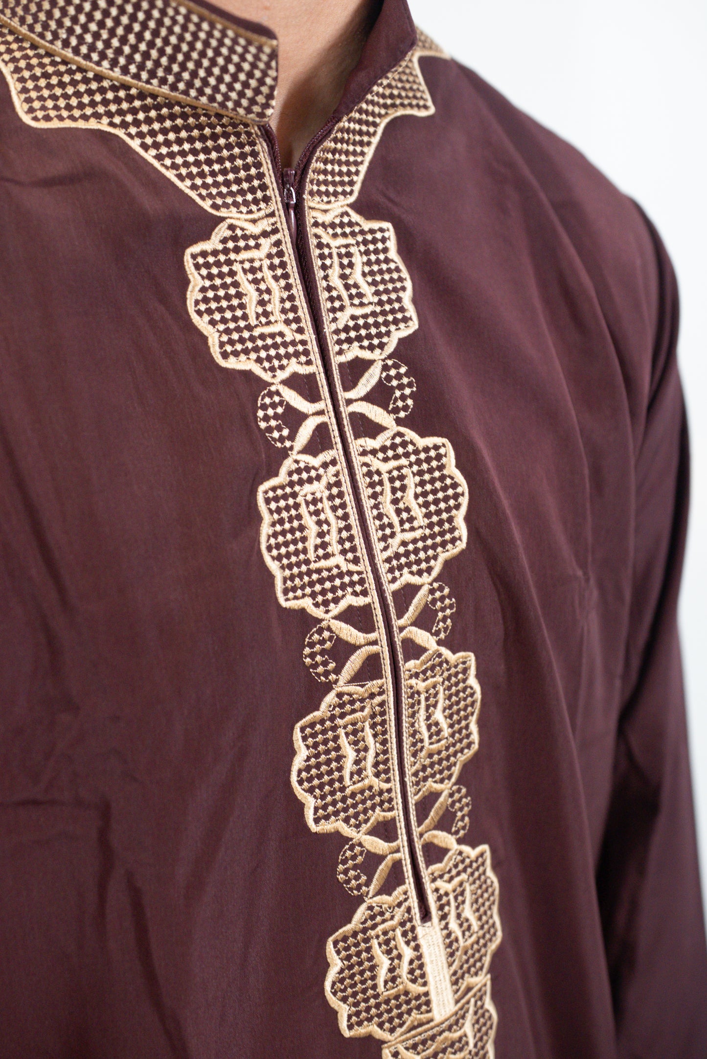 Qamis Layali rouge bordeaux