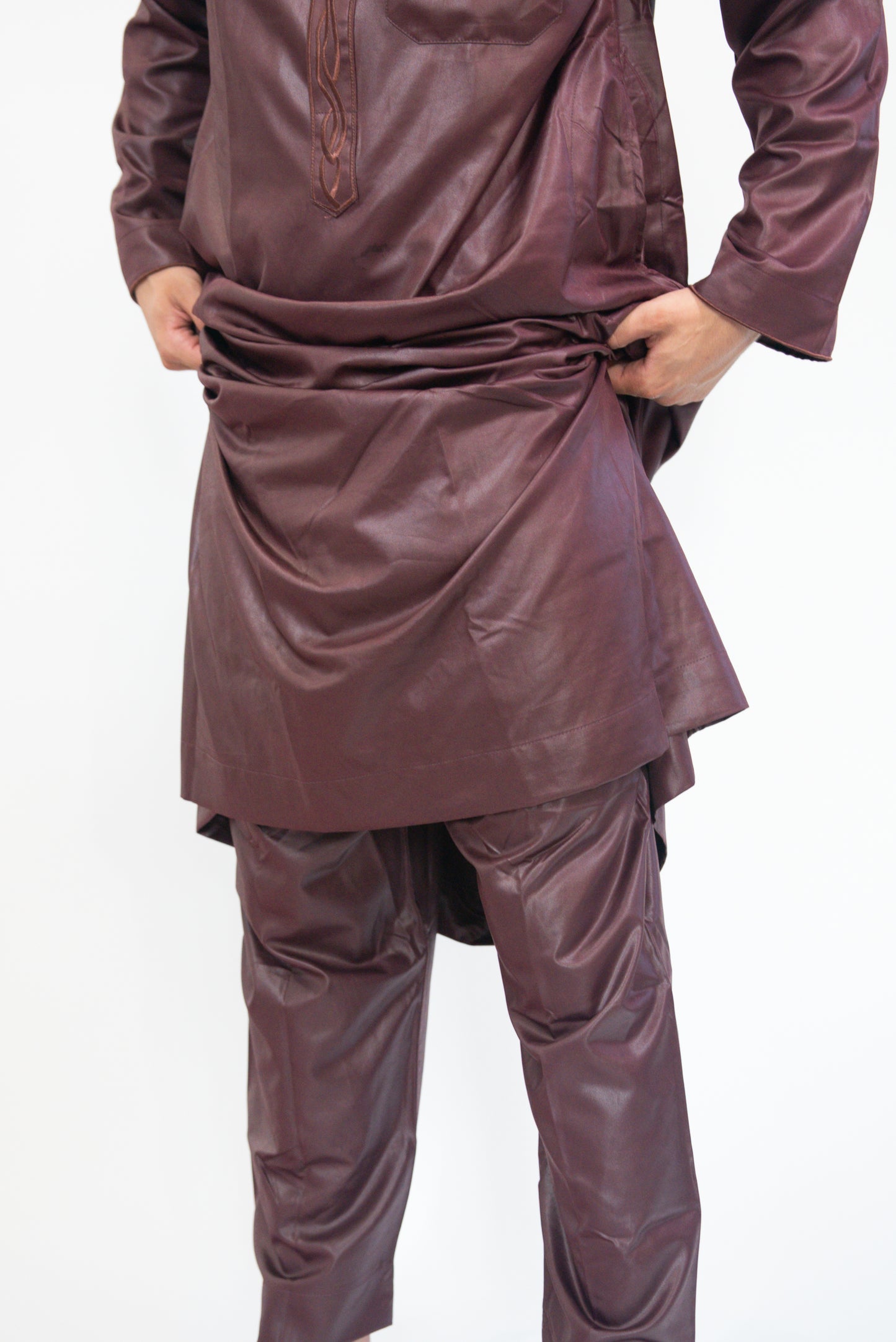 Qamis Prestige rouge bordeaux