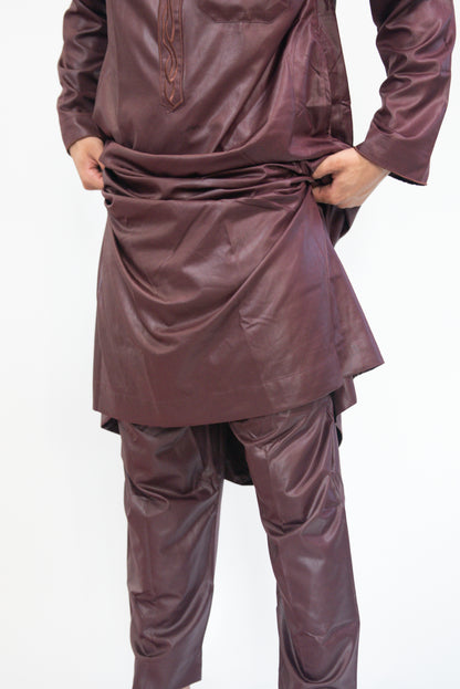 Qamis Prestige rouge bordeaux
