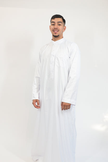 Qamis Prestige blanc