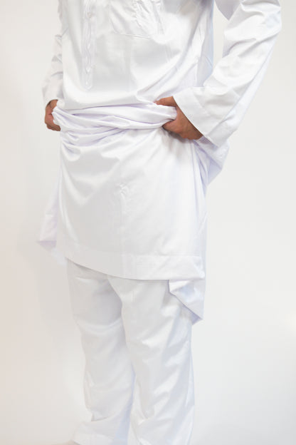 Qamis Prestige blanc