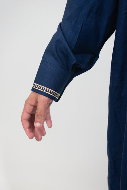 Qamis Arabic bleu nuit