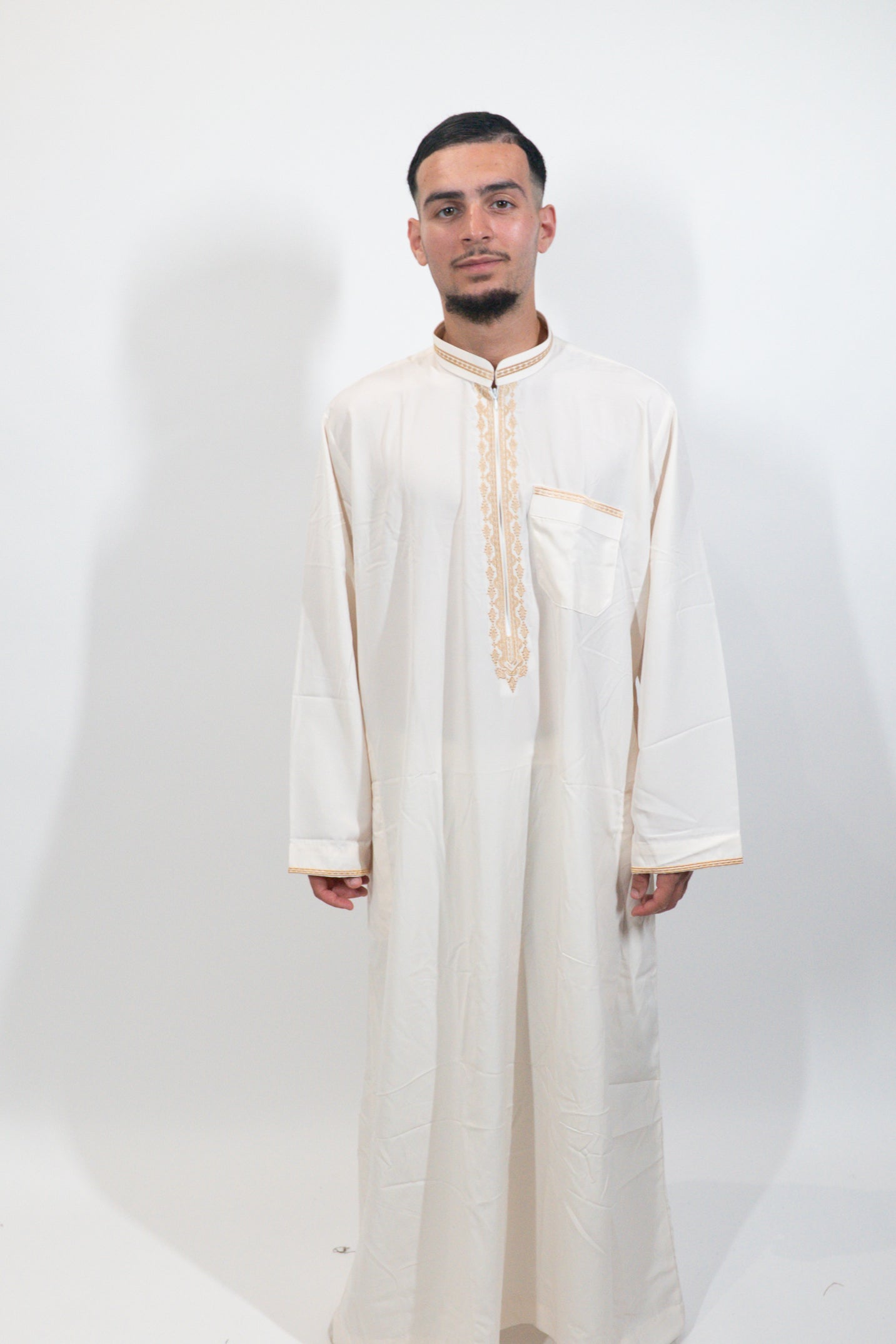 Qamis Arabic blanc