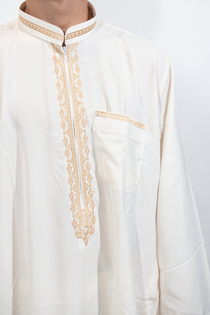 Qamis Arabic blanc