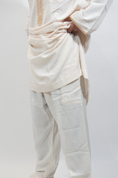 Qamis Arabic blanc