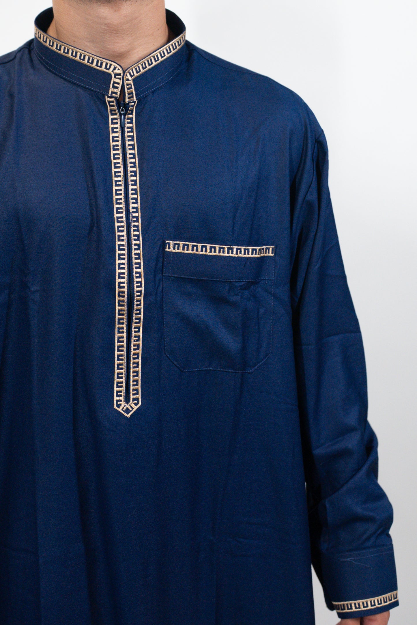 Qamis Arabic bleu nuit